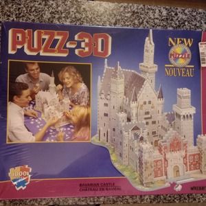 Wrevvit Puzz-3D Bavarian Castle 1000 Pieces (1996)